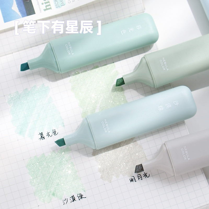 Jiwusha BlingBling Highlighter Pen 7261C 4pcs