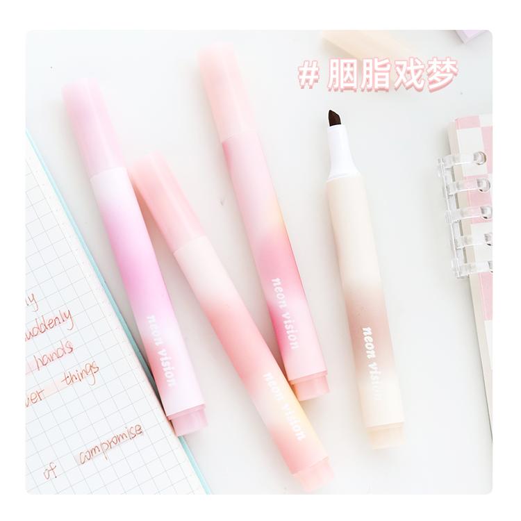 Jiwusha Highlighter Marker Pen Set 7258A