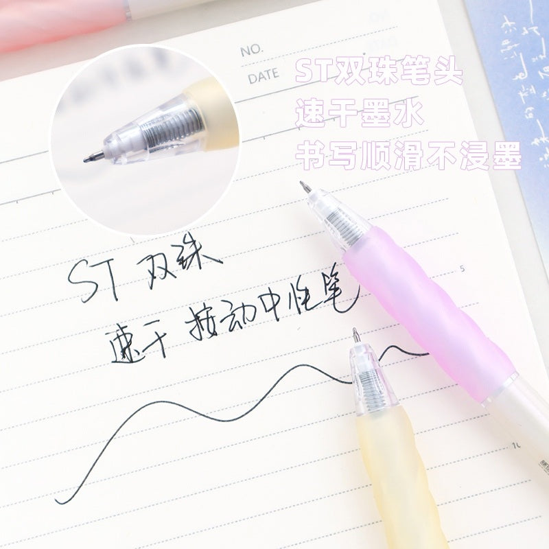 Jiwusha ST Twin-Ball Quick-Dry Gel Pen 0.5mm GP9261 1pcs