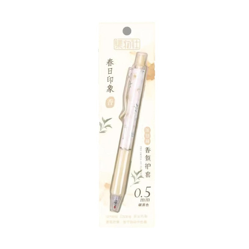 Jiwusha Floral Scent Fast Dry Black Pen Chamomile