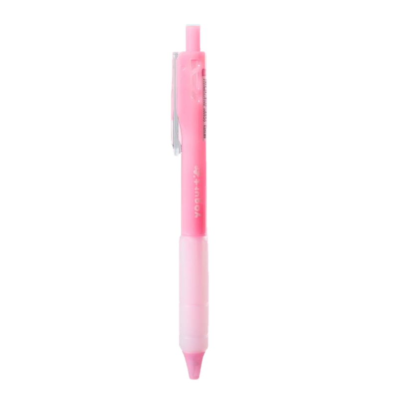 Jiwusha Acrylic Colored Retractable Gel Pen GP9300 Sakura Pink 1pcs