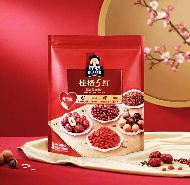 Quaker Five Red Multigrain Oats 480g