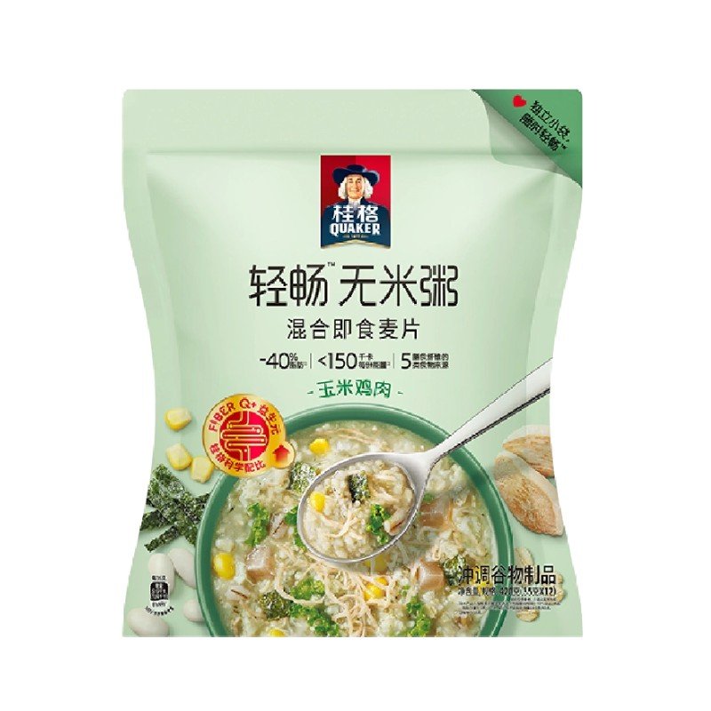 Quaker Light Rice-free Porridge Corn Chicken 420g