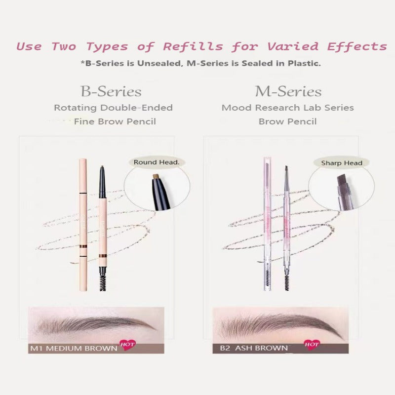 Flortte Mood Institute Eyebrow Pencil #M2 Ash Brown