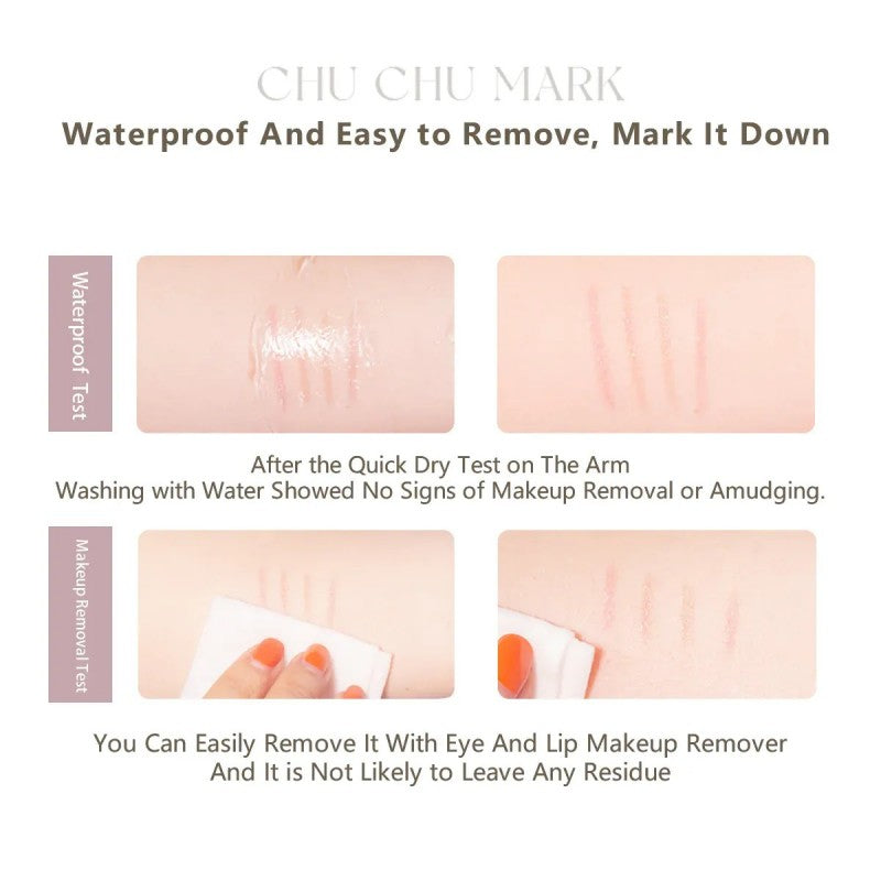 Flortte Chu Chu Mark Eye Bags Silkworm Pen #03 Pudding