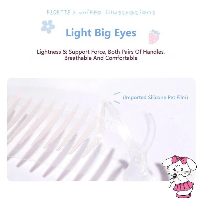 Flortte Mikko Eyelid Tape #L Crescent-Shaped 120pcs