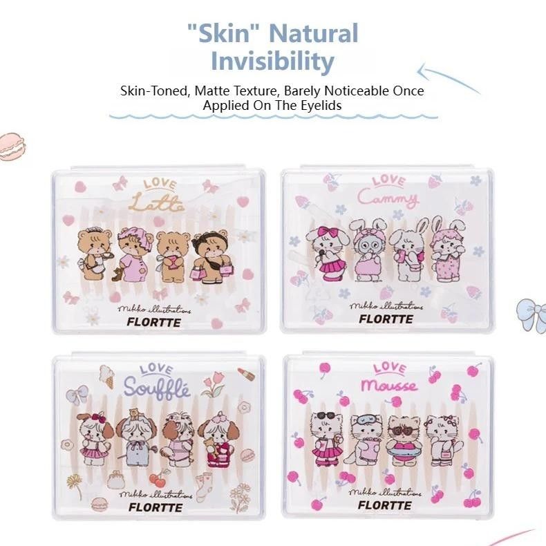 Flortte Mikko Eyelid Tape #L Crescent-Shaped 120pcs