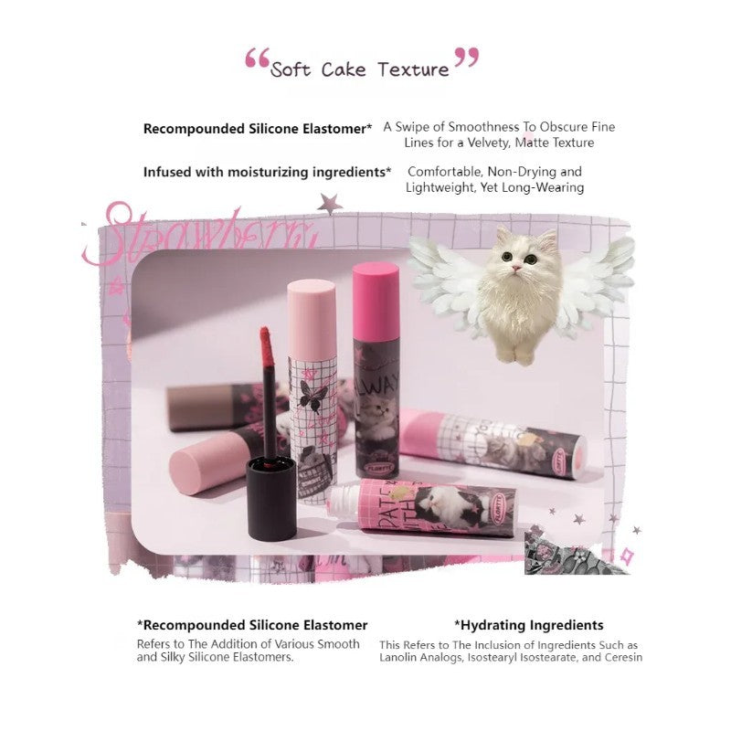 Flortte I Am Super Beauty Lip Cream #N02 Creamy Grey Pink