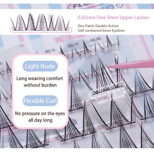 Flortte Cozy Daily Life Glue-Free False Eyelashes #04 Natural Beauty