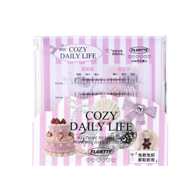 Flortte Cozy Daily Life Glue-Free False Eyelashes #04 Natural Beauty