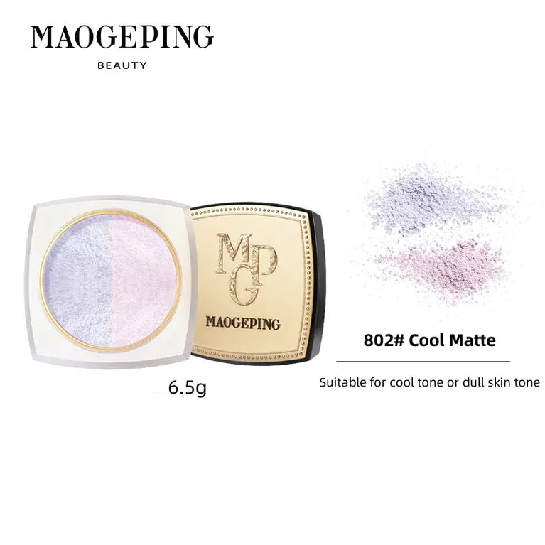 MaoGeping Luminous Colorful Loose Powder #802 Cool Matte 6.5g