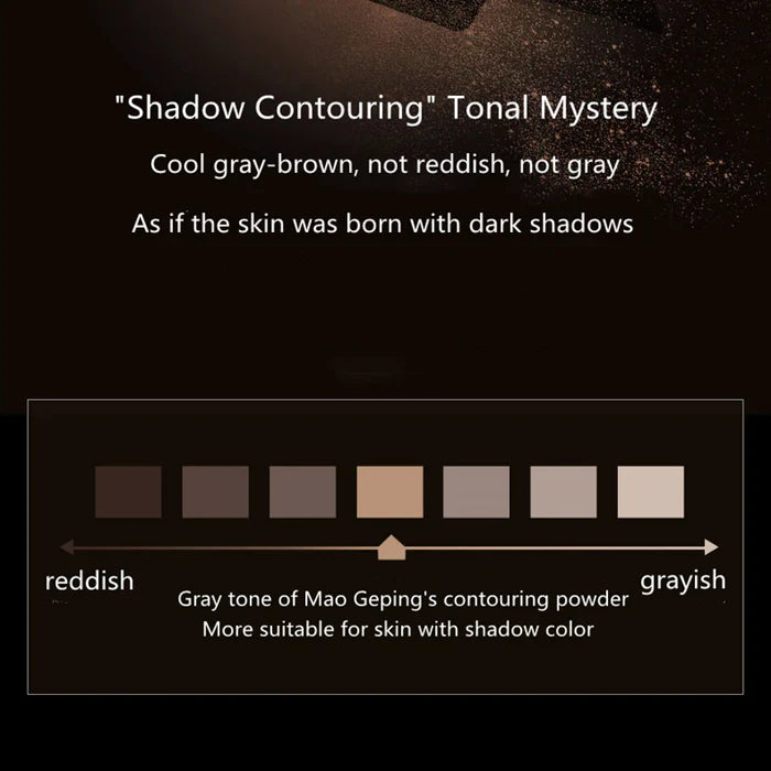 MaoGeping Highlighting Shading Powder Facial Contour Bronzer #801 4.5g