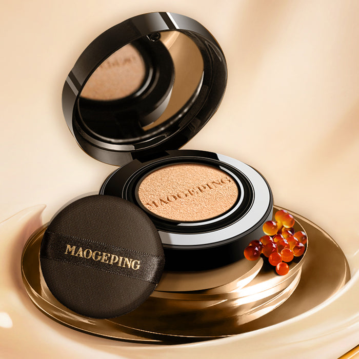 Maogeping Luxury Caviar Flawless Liquid Foundation Cushion #802 FAIR AND YELLOWISH