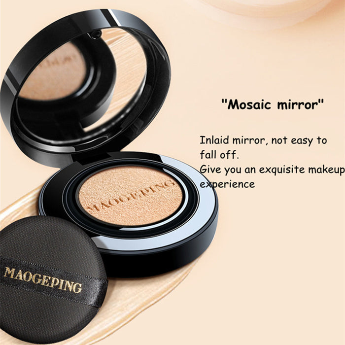 Maogeping Luxury Caviar Flawless Liquid Foundation Cushion #802 FAIR AND YELLOWISH