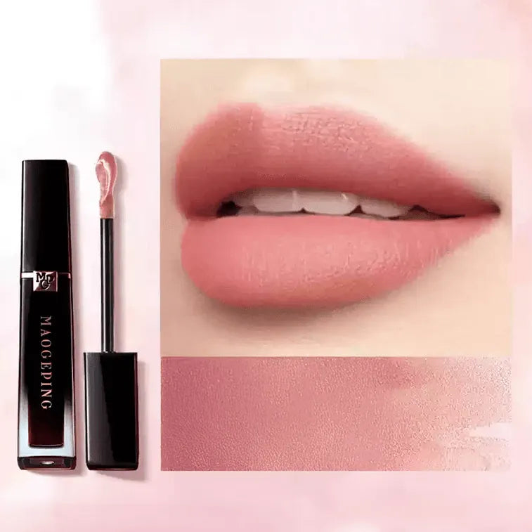MaoGeping Feathery Air Matte Lip Glaze #801 True Love Pink