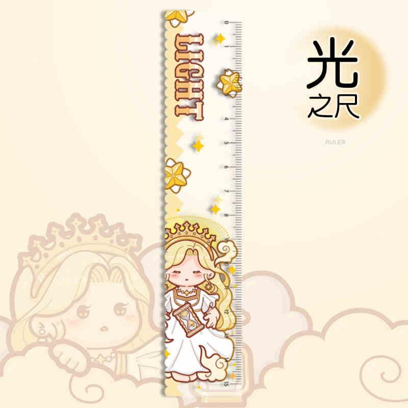 Duga Small Mochi Magic Series Ruler 15cm Light