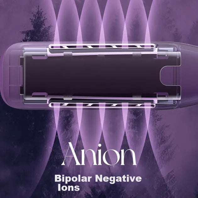 Lena Lonic Wide Hair Straightener Purple LN-H2S