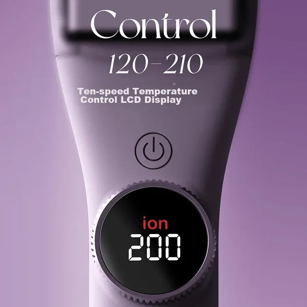Lena Lonic Wide Hair Straightener Purple LN-H2S