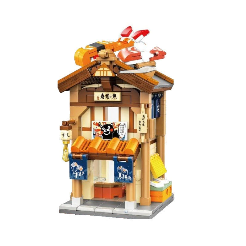 Inbrixx Kumamon Food Shop Series Mini Blocks Sushi Shop 880021