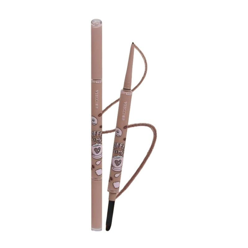 Veecci Waterproof Double-ended Gel Eyeliner Pencil #S02 Caramel Brown