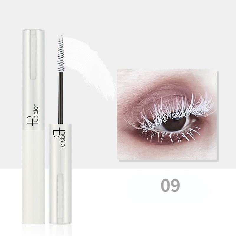 Pudaier Volumizing & Lengthening Colored Mascara White