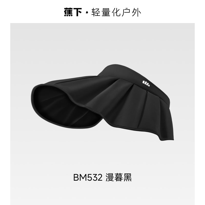 Beneunder Shell Black Vinyl Sun Hat BM532 Twilight Black