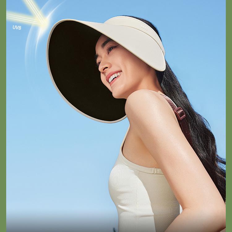 Beneunder Wide Brim Sunscreen Sun Hat BM563 Beige