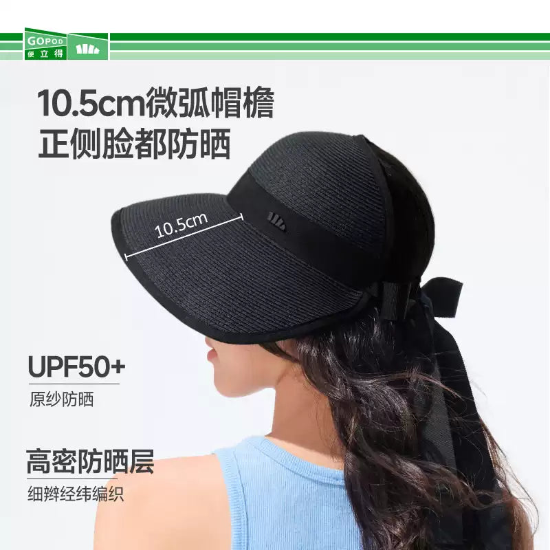 Beneunder Foldable Straw UV Protection Sun Hat GP745 Cloudy Gold