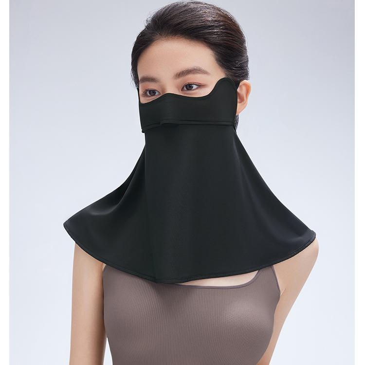 Beneunder Cooling Neck Sun Protection Face Mask AL340 Twilight Black