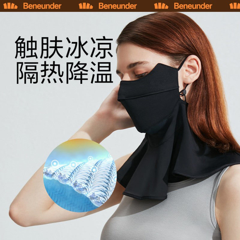 Beneunder Cooling Neck Protection Sun Mask AL219 Twilight Black