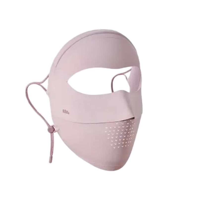 Beneunder Lightweight Face Sun Protection Mask AL204 Grayish Pink