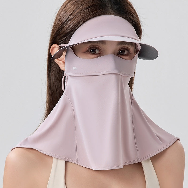 Beneunder Full-face UV Protection Face Mask AL341 Gray Pink