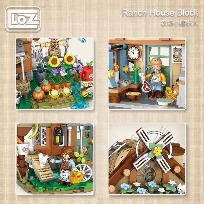 Loz Mini Blocks Farm Cottage NO.1281