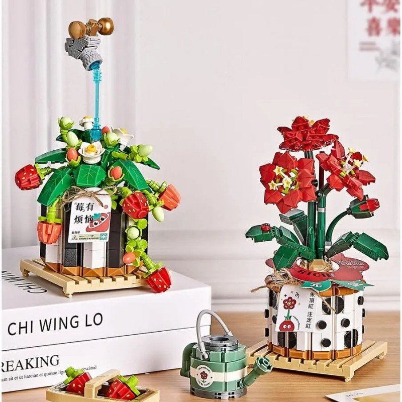 Loz Mini Blocks Strawberry Bonsai Plant NO.1284