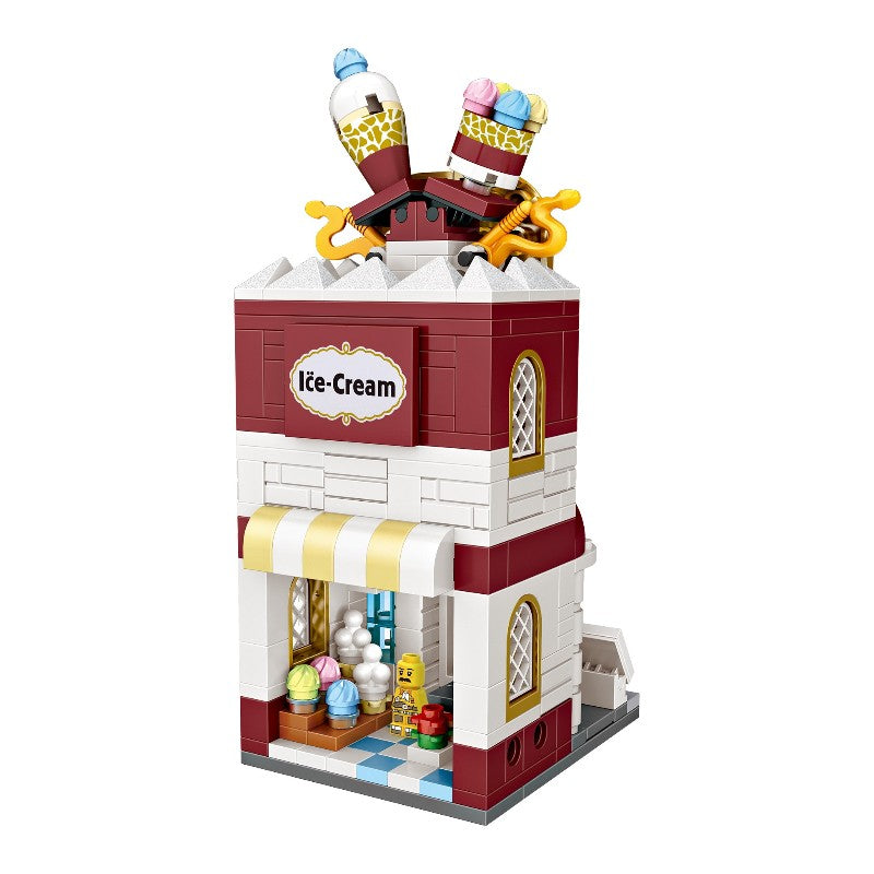 Loz Mini Street Series Ice Cream Shop NO.1626