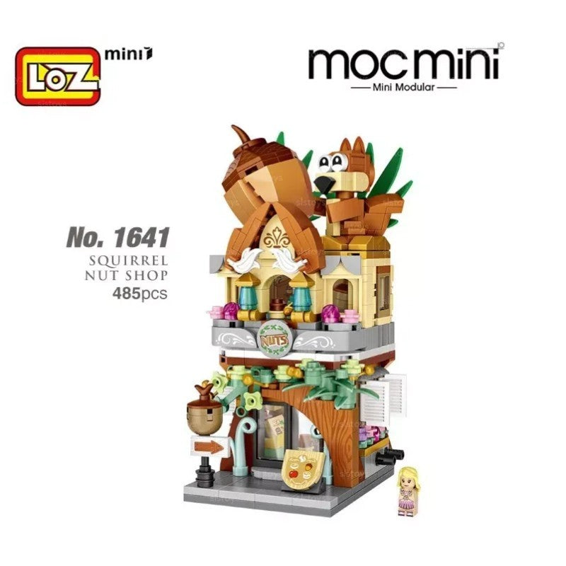 Loz Mini Block Nut Shop Building NO.1641