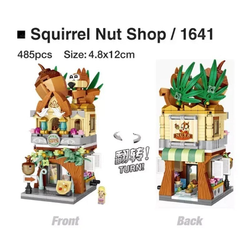 Loz Mini Block Nut Shop Building NO.1641