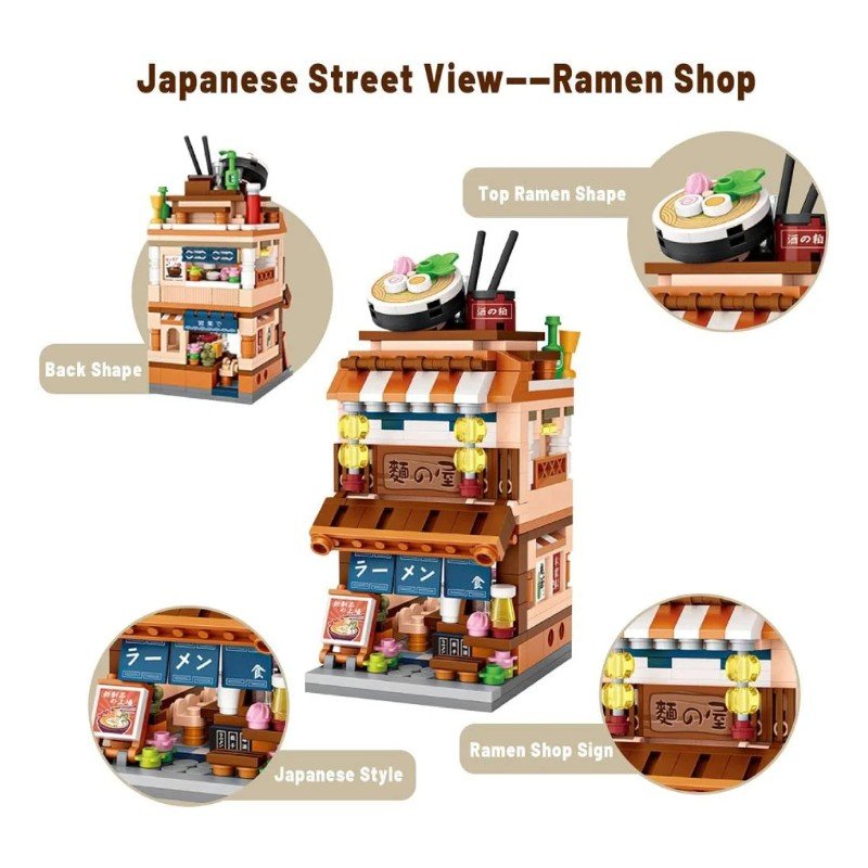 Loz Mini Block Ramen Noodle Shop NO.1654