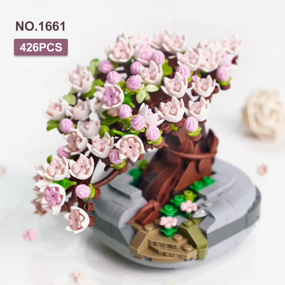 Loz Mini Blocks Cherry Blossom Bonsai Tree NO.1661