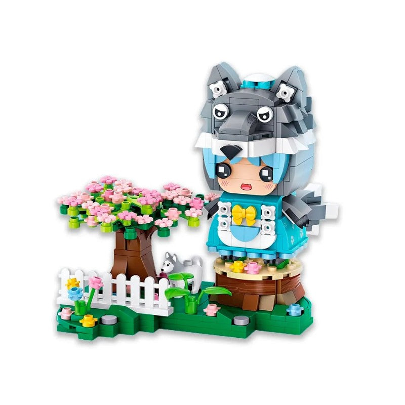 Loz Fairy Tale Animal Mini Block Wolf Boy NO.1662