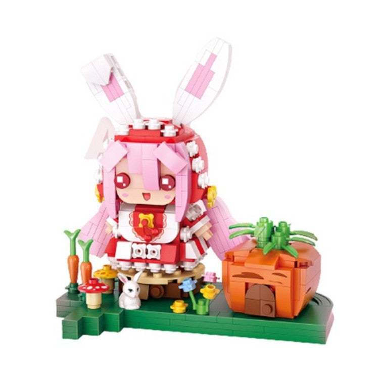 Loz Mini Blocks Fairy Tale Animal Rabbit Gir NO.1663
