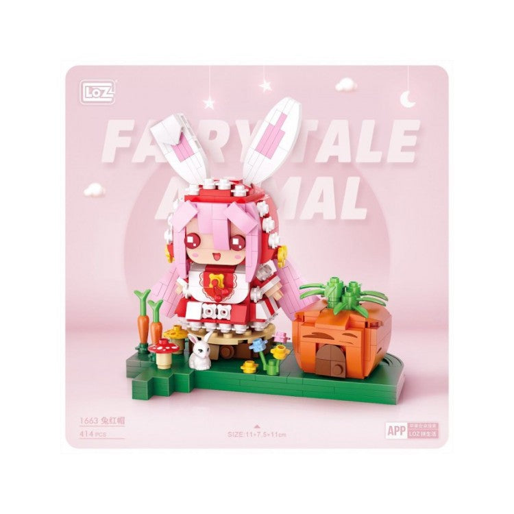 Loz Mini Blocks Fairy Tale Animal Rabbit Gir NO.1663