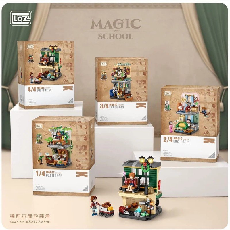 Loz Mini Building Blocks Magic School NO.1668