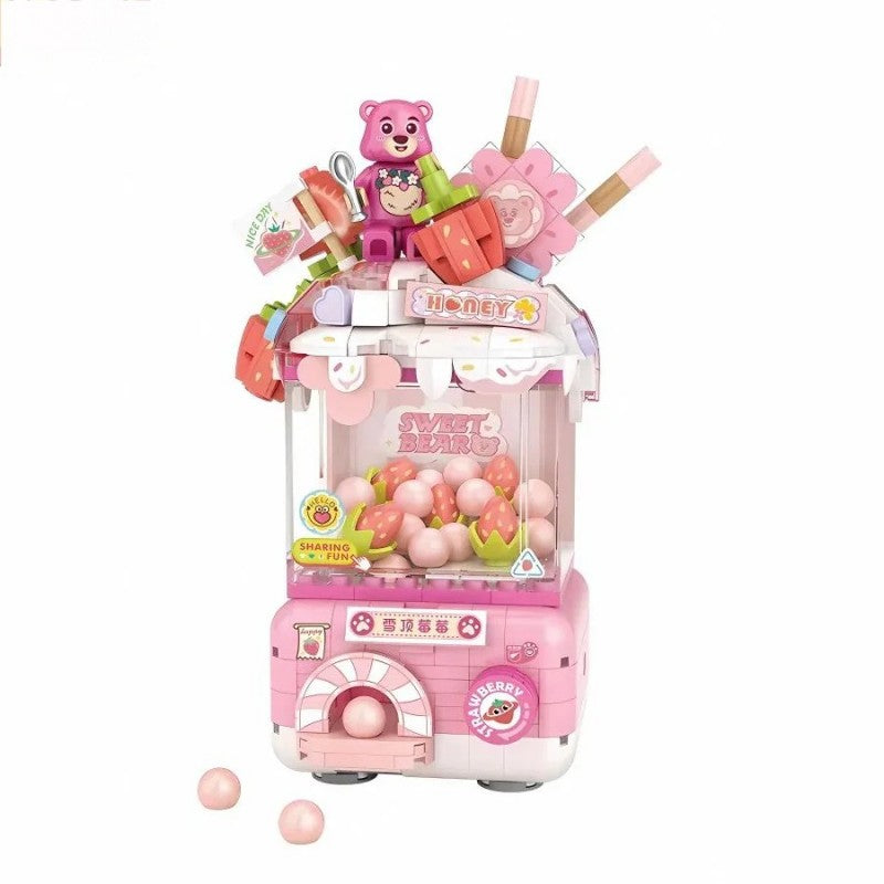 Loz Mini Blocks Strawberry Gashapon Machine Pink NO.1680