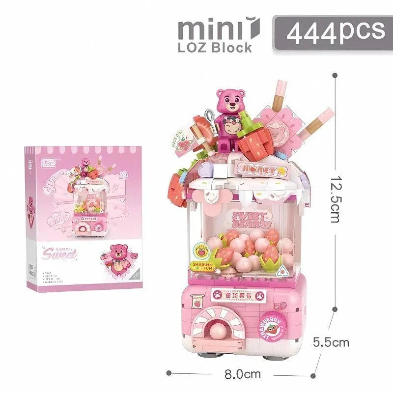 Loz Mini Blocks Strawberry Gashapon Machine Pink NO.1680