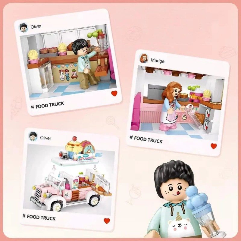 Loz Building Blocks Dessert Truck NO.1738