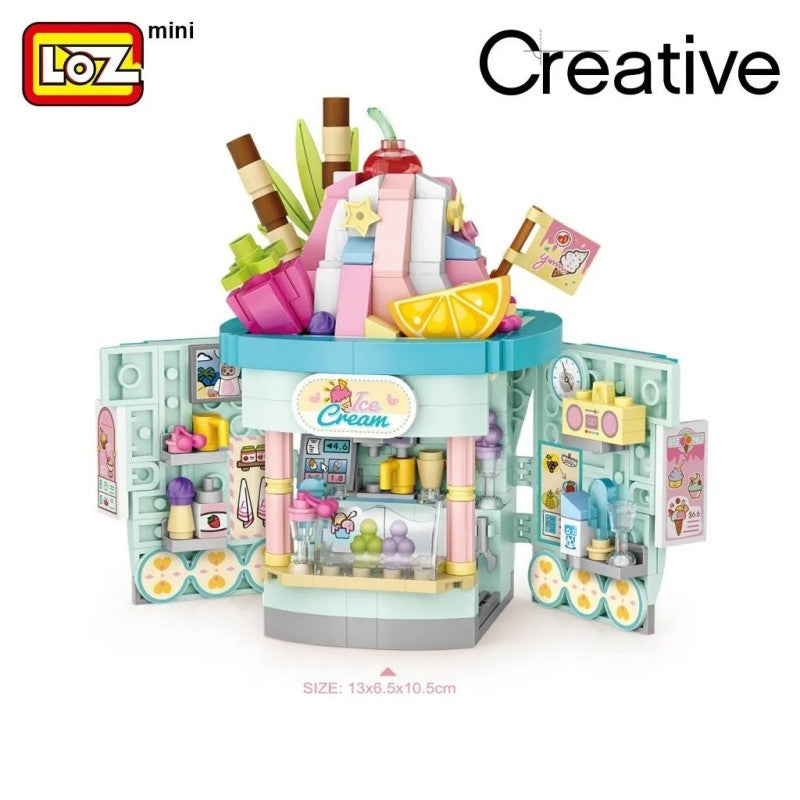 Loz Mini Blocking Set Ice Cream Shop No.1745