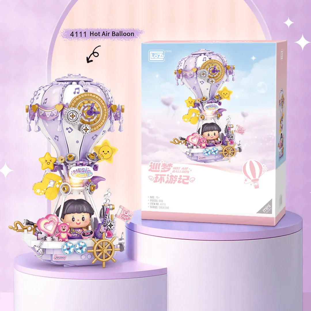 Loz Mini Block Hot Air Balloon Music NO.4111