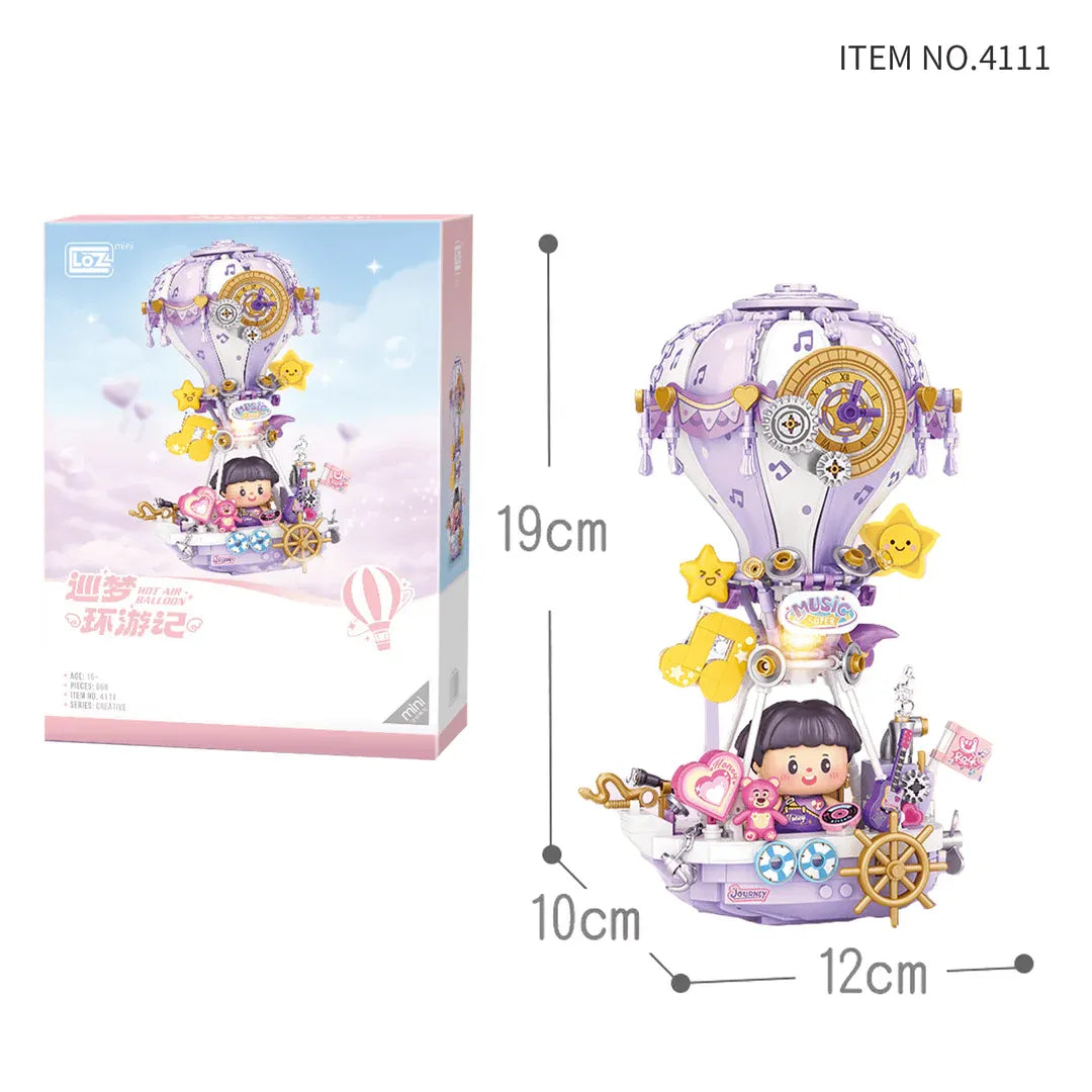 Loz Mini Block Hot Air Balloon Music NO.4111