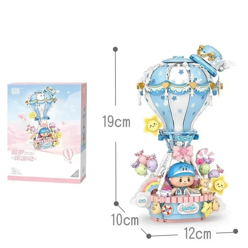 Loz Mini Blocks Hot Air Balloon Music Box N0.4112